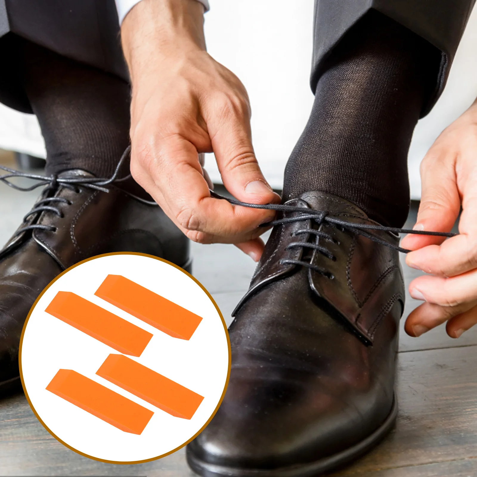 

4Pcs Shoe Cleaner Erasers Angled Suede Stain Remover Portable Sneaker Cleaning Rubber Block Quick Cleaning Tool Outdoor