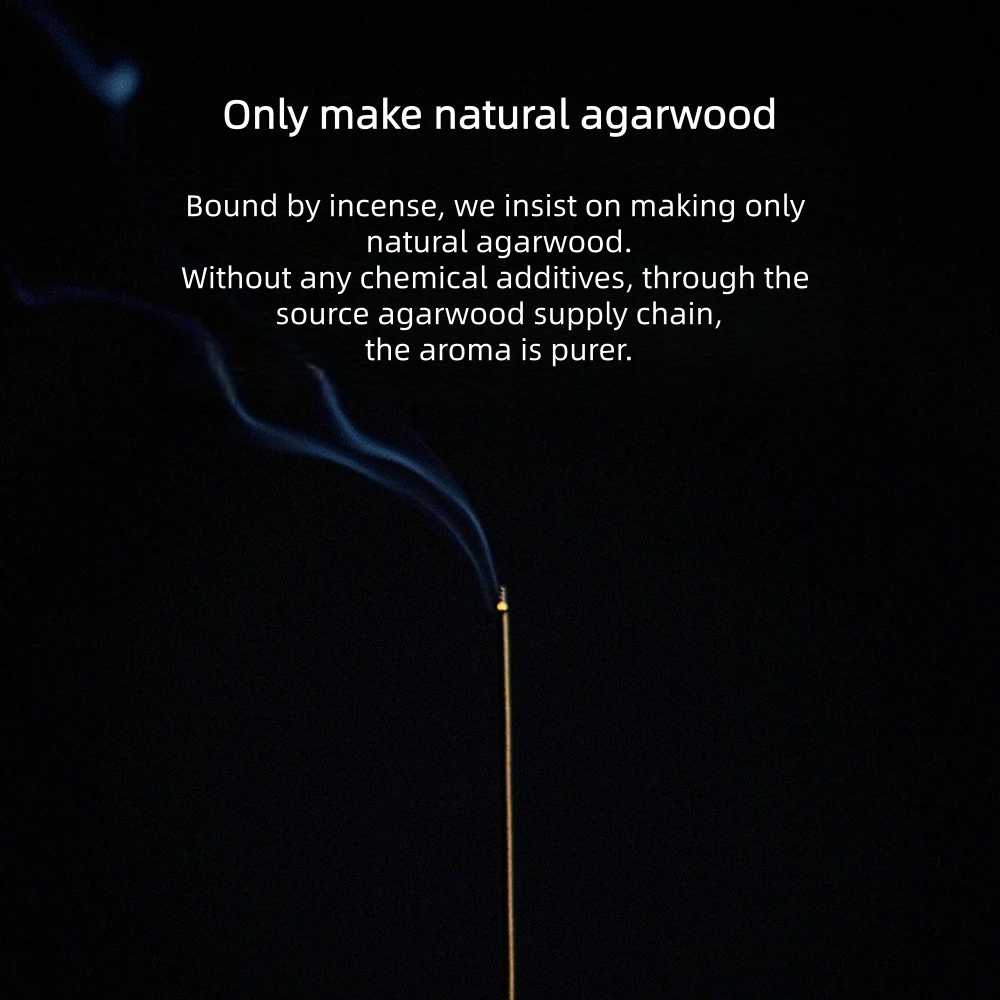 Hainan Kyara Aged Agarwood Stick Incense - Natural Pure Kyara Stick Incense, Single-Ingredient Agarwood, Handmade Stick Incense