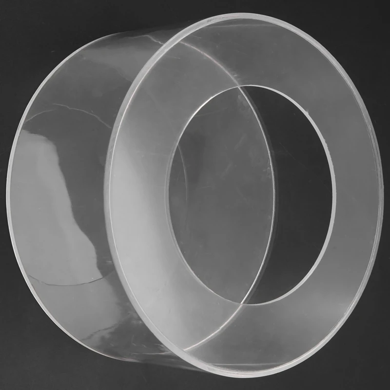 

MCGS-1Pc Round Acrylic Cake Display Board Cake Edge Smoother Scraper Cake Tray DIY Round Decor Cake Refillable Board