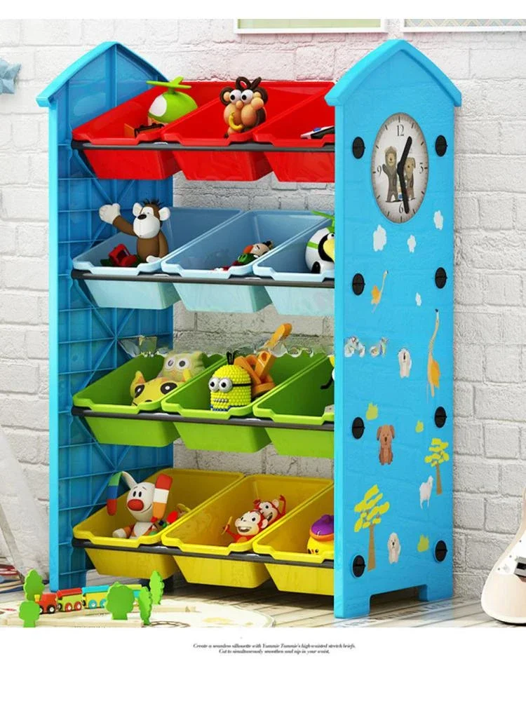 Children's Toy Storage Rack Baby Bookshelf Toy Storage Rack Multi-layer Kindergarten Storage Cabinet