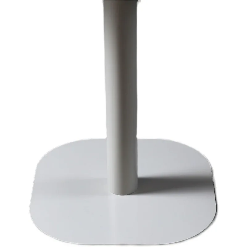 Light luxury dining table Modern simple white small round table Household dessert shop Cafe square table Restaurant booth