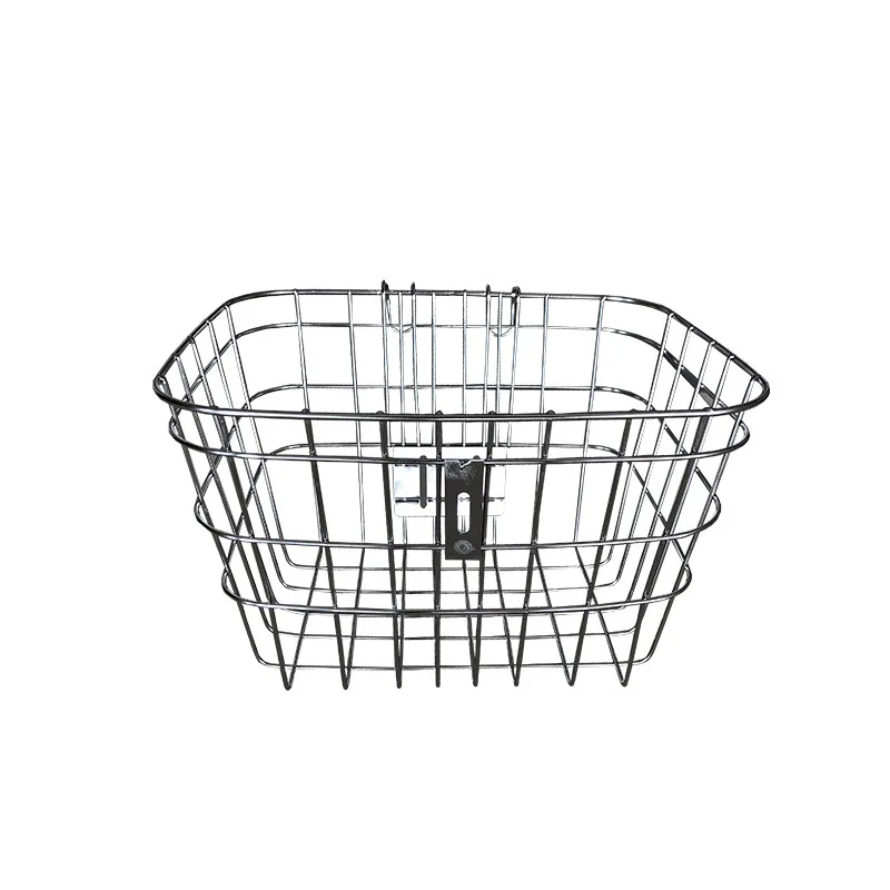 Bold Stainless Steel Bicycle Basket Mountain Bike Basket Student Bicycle Frame Accessories Bike Accessories