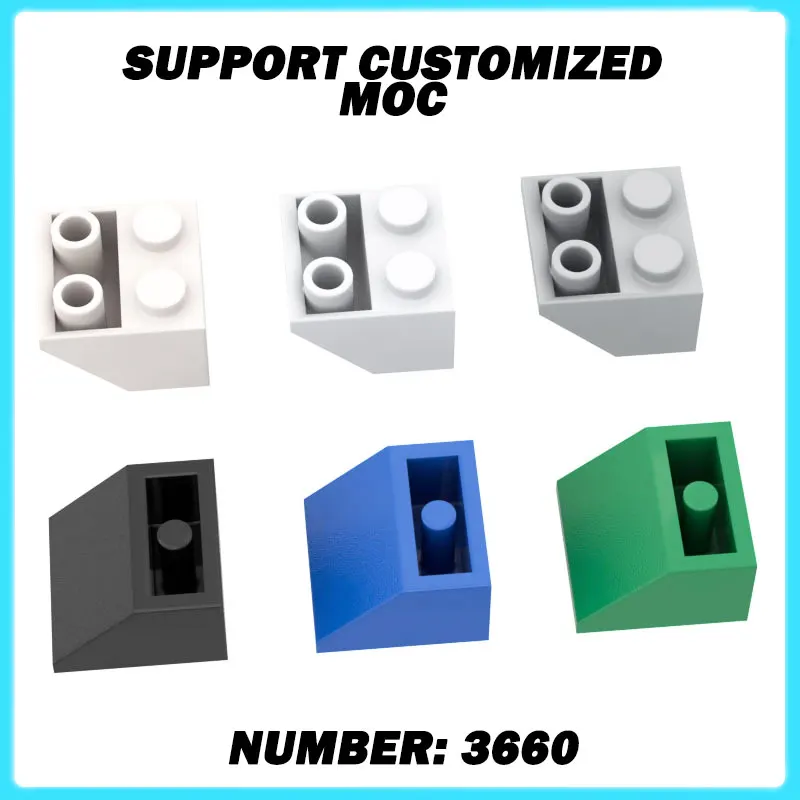 

3660 Assembles Particles Slope Inverted 45 2x2 Building Blocks Bricks Kit Part High-Tech Education Toy For Children Gift