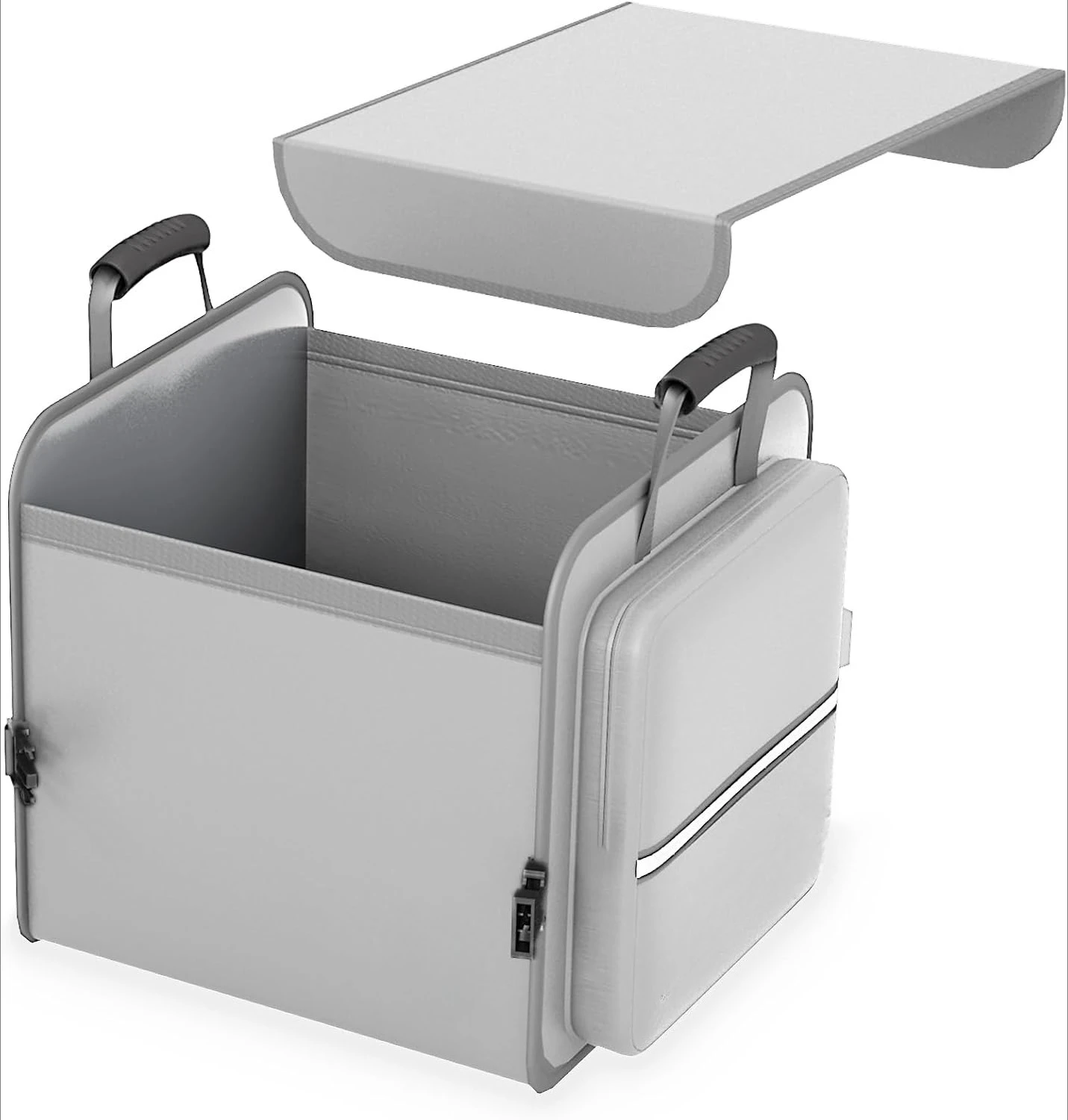 

Car Trunk Storage Organizer, Collapsible Trunk Storage Box for Car Truck SUV-Gray