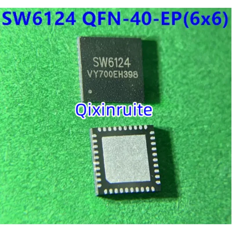 Qixinruite  SW6124 QFN-40-EP mobile bank bidirectional fast charging IC chip 24W supports a variety of fast charging protocols