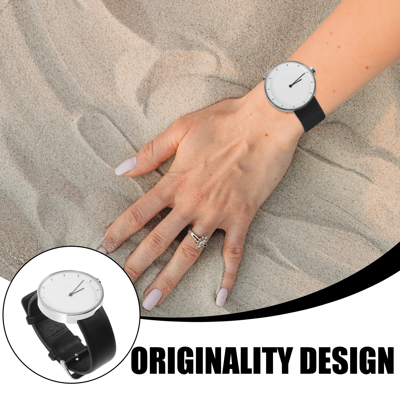 

Stylish Men'S Quartz Watch Business Strap Elegant Vintage Design Durable Gift For Valentine Christmas Birthday Father'S