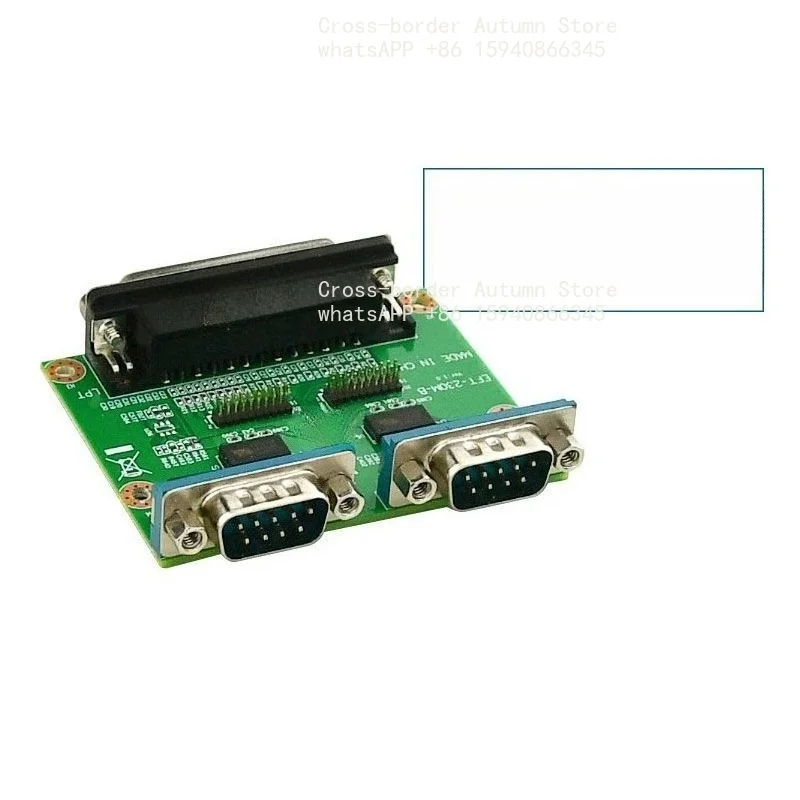 For 230M MPCI-E to RS232 dual serial single parallel adapter card with 9-pin serial expansion card