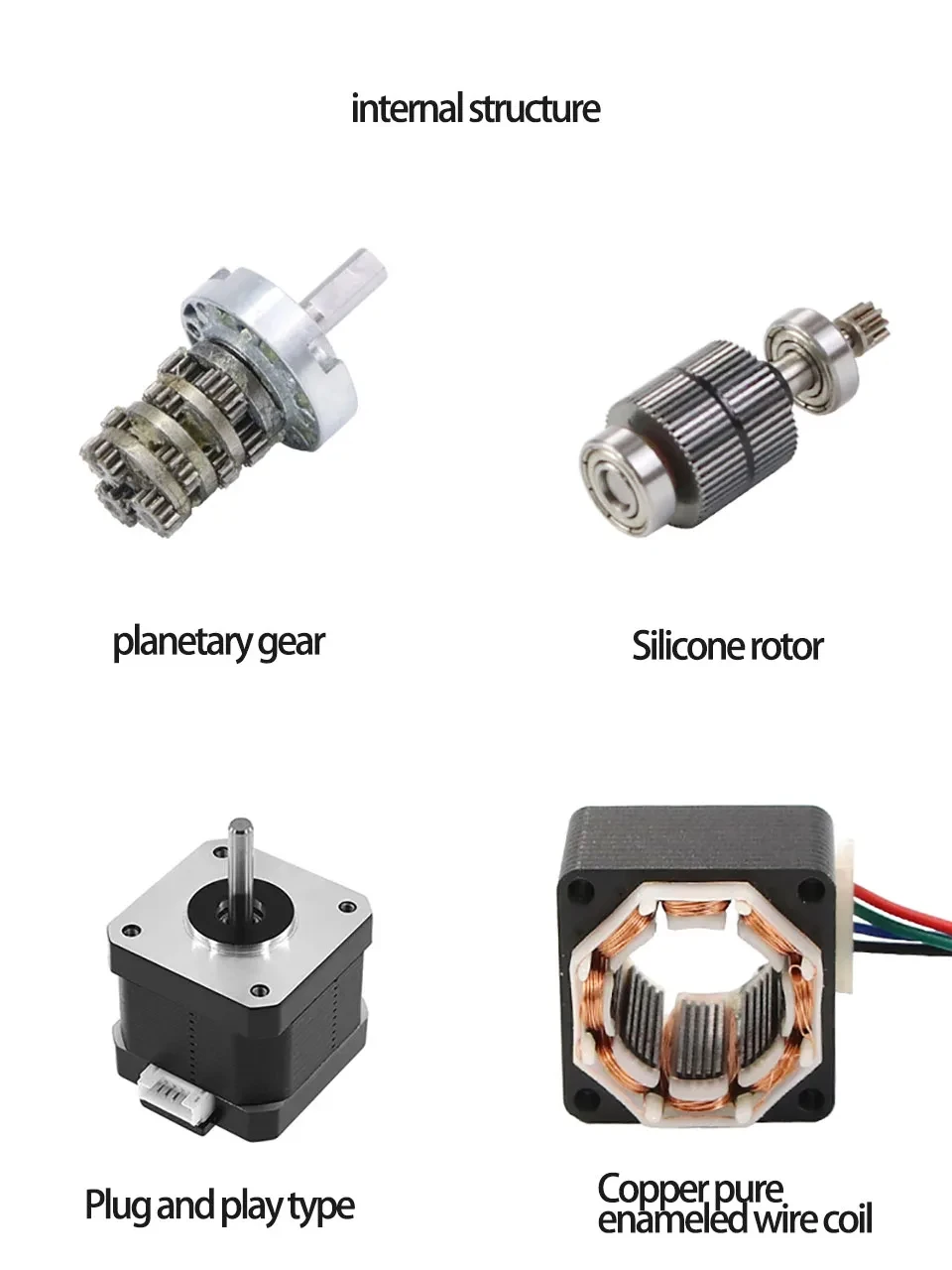 Nema11 Worm Gear Reducer 28mm Motor 1.8° Hybrid Stepper Motor Stepper Motor With Planetary Gearbox 28gp-28st