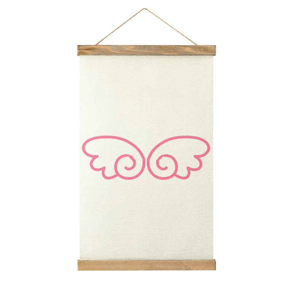 Canvas Hanging Picture Sakura Card Captor Inspired Wings For Sal Hot Sale Geeky Draw Office Picture Hanging  Style Decorate