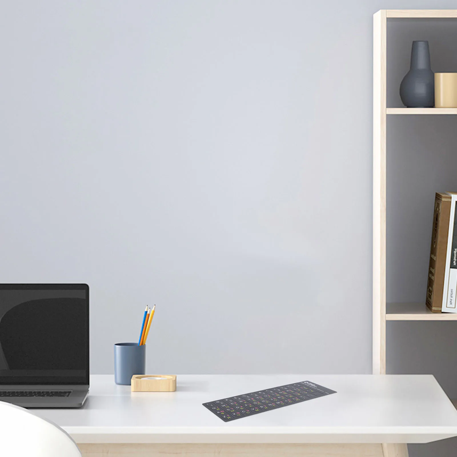 

Multilanguage Keyboard Stickers 3 Language Russian Hebrew English Labels Universal Laptop Key Replacement For Office