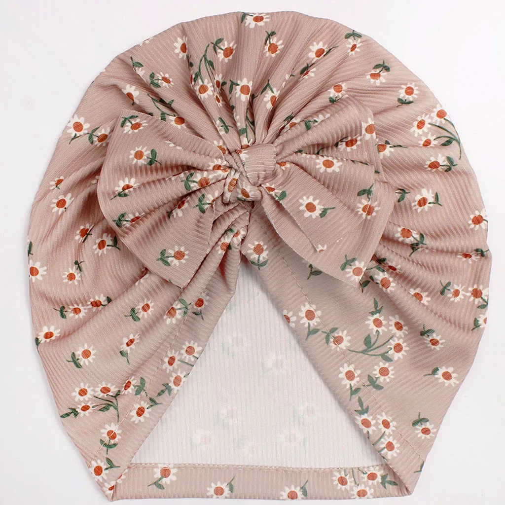 Chapeau fin à nœud papillon pour bébé et enfant, couvre-chef à imprimé créatif pour fille, accessoires pour nouveau-né, nouvelle collection été