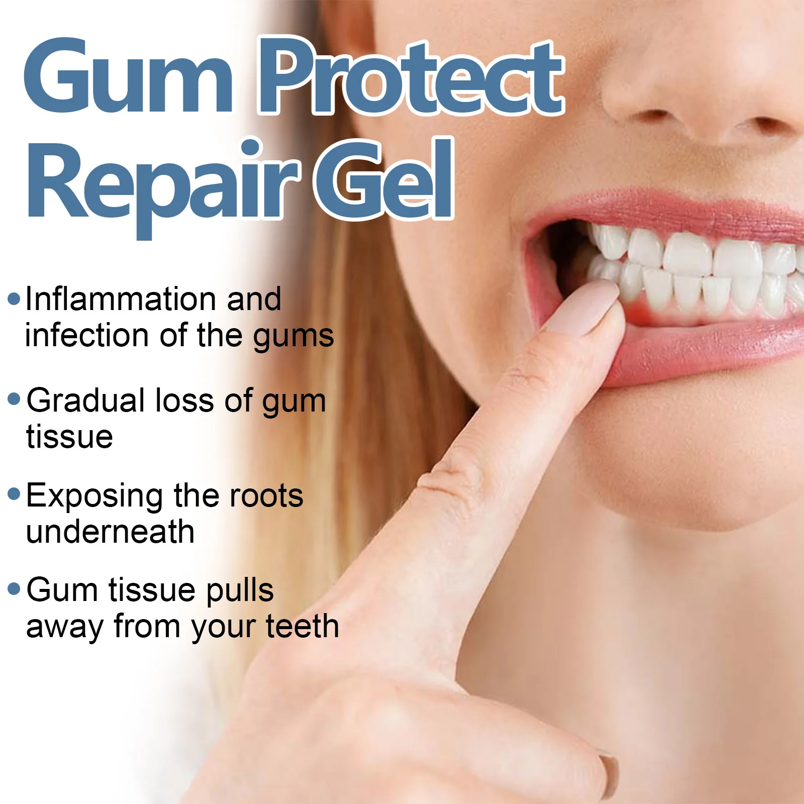 EELHOE Gum Therapy Gel Gum Repair Treatment Remove Plaque Stains Serum Teeth Whitening Gel Fresh Breath Oral Care Essence 3pcs