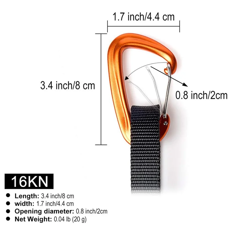 ABXY  Adjustable Climbing Ascender Foot Loop Ascender Webbing for Outdoor Mountaineering, Rock Climbing,Rescue and Aerial Work
