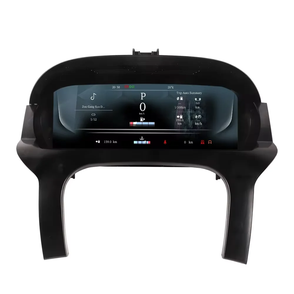 

12.3inch Linux Dashboard Instrument Panel LCD Car Cockpit Digital Cluster Speedometer Display for Range Rover Evoque