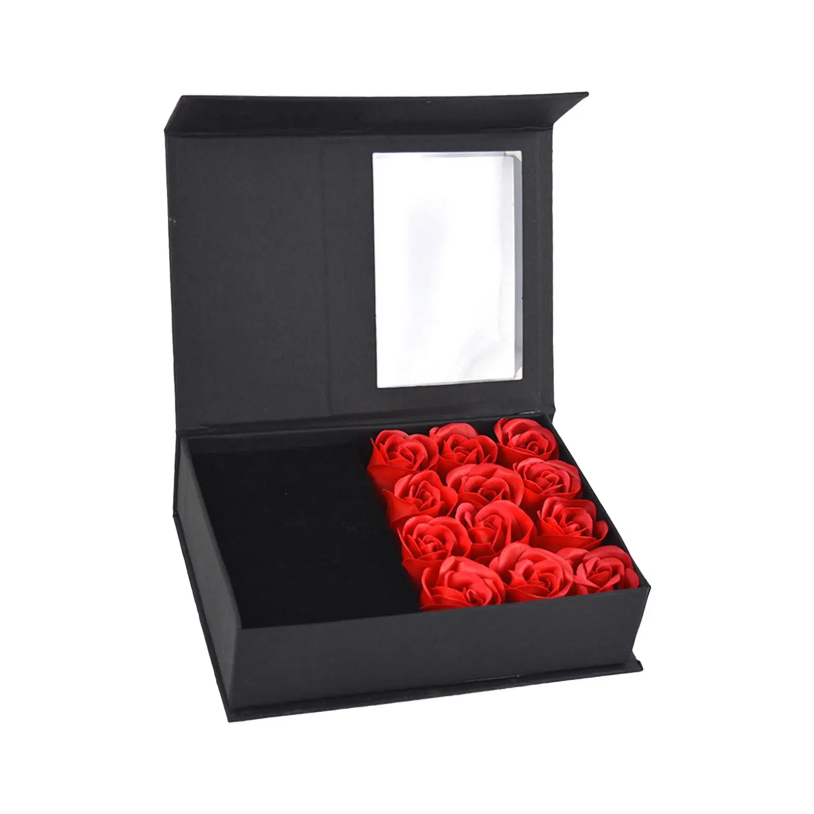 Jewelry Box Organizer for Necklace Earring Bracelet with Rose Flower Pattern for Wedding Party Favors