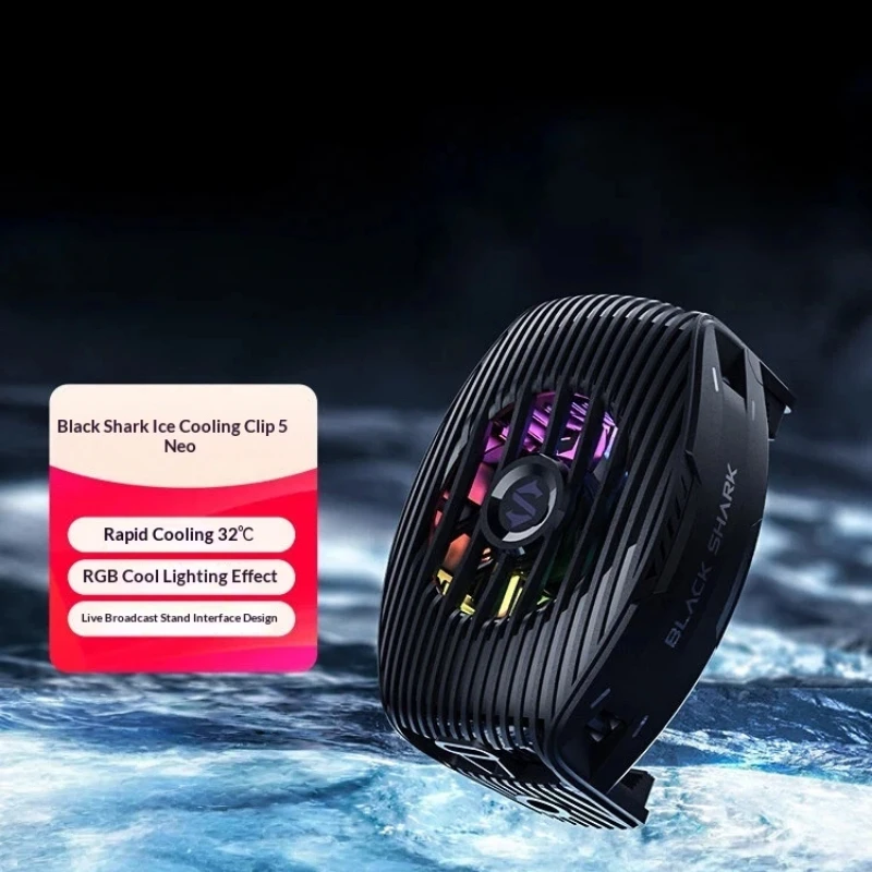 

Кулер для телефона T-Wolf Black Shark 5neo с полупроводниковым охлаждением, ультратихий, с креплением на заднюю панель, для игр и прямых трансляций, для телефонов OnePlus