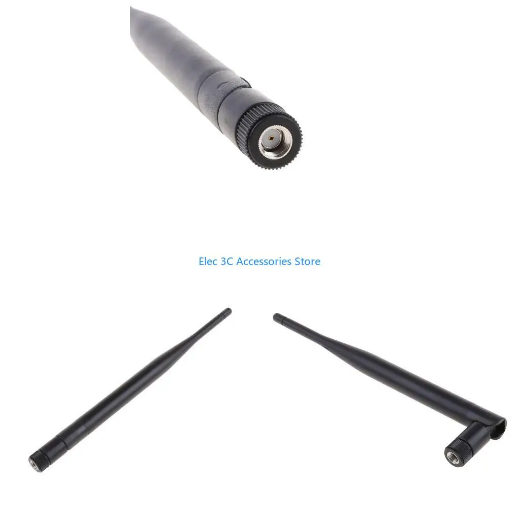 Y51A RP-SMA Male 868 MHz 5dBi Wireless Antenna Router Antenna+15cm RP SMA Female to I