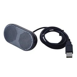 USB Computer Gaming Speakers Subwoofer with Microphone Noise Cancelling Stereo Sound for Desktop Laptop Computer
