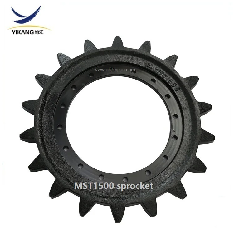 New MST2200 Series Sprocket used for Morooka excavator undercarriage spare parts with high quality from China Yijiang Machinery