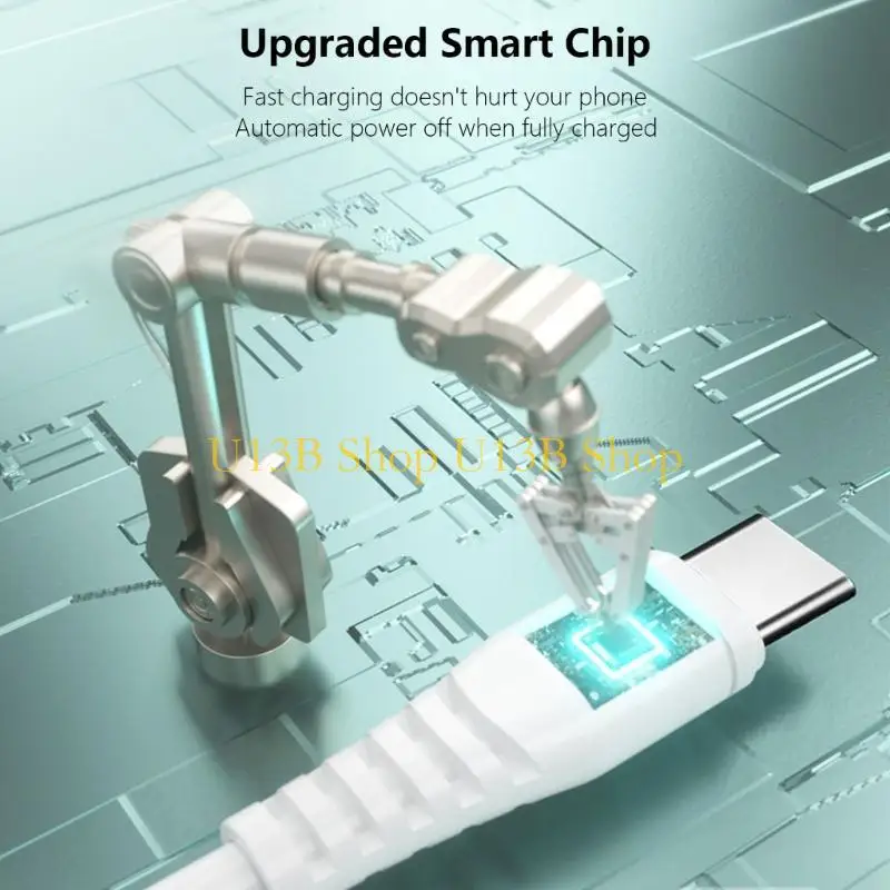 U13B USB2.0 충전 케이블 빠른 충전 데이터 코드 수컷 2A USB에서 USB 5Pin/Type C