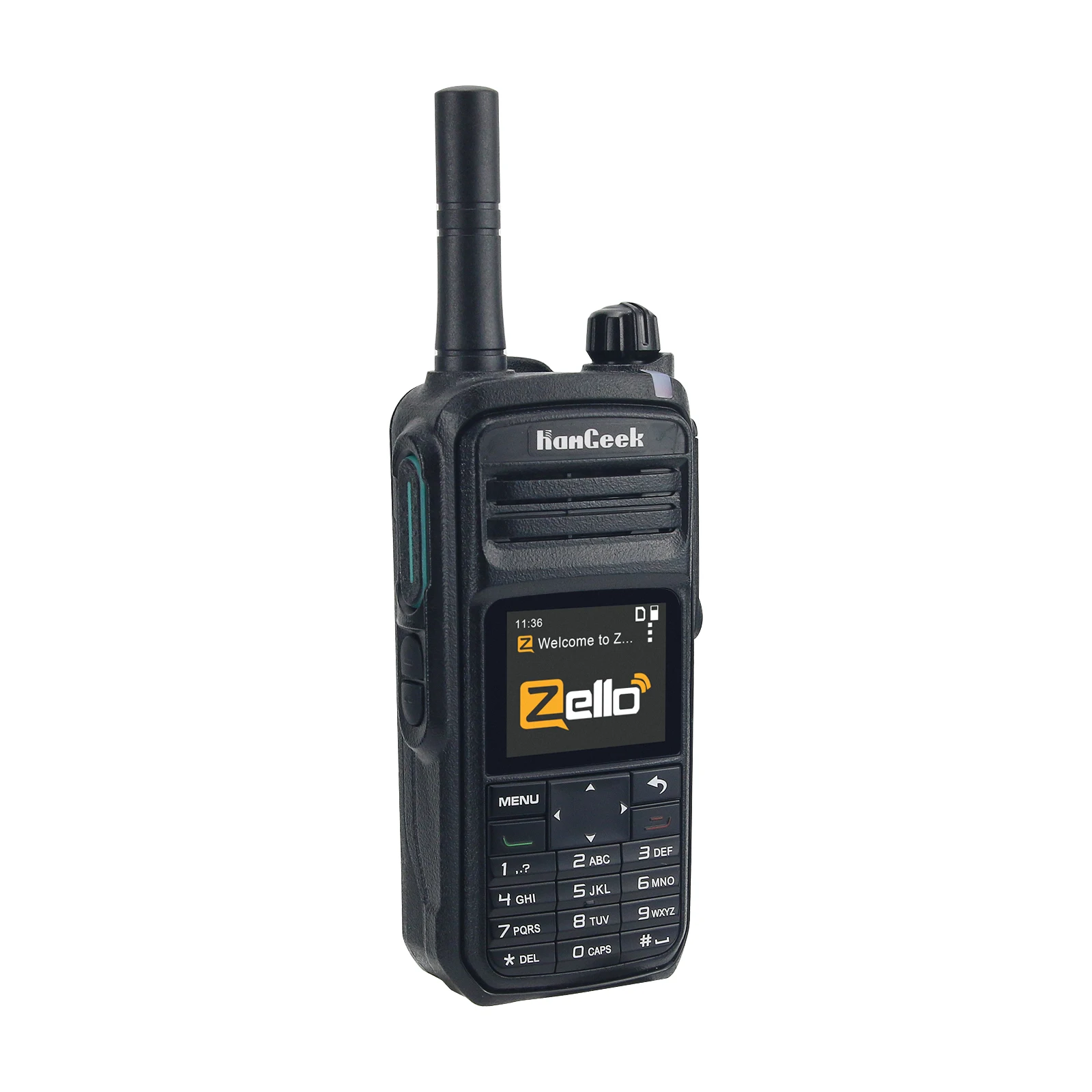 Hamgeek q168 4g poc rádio 5000km gps walkie talkie wifi bluetooth handheld transceptor para zello