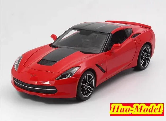 Maisto1:18チャカーベコルベットスポーツカーモデル、合金ダイキャスト、メタル、バースデーギフト、ホビーディスプレイ、収集装飾品