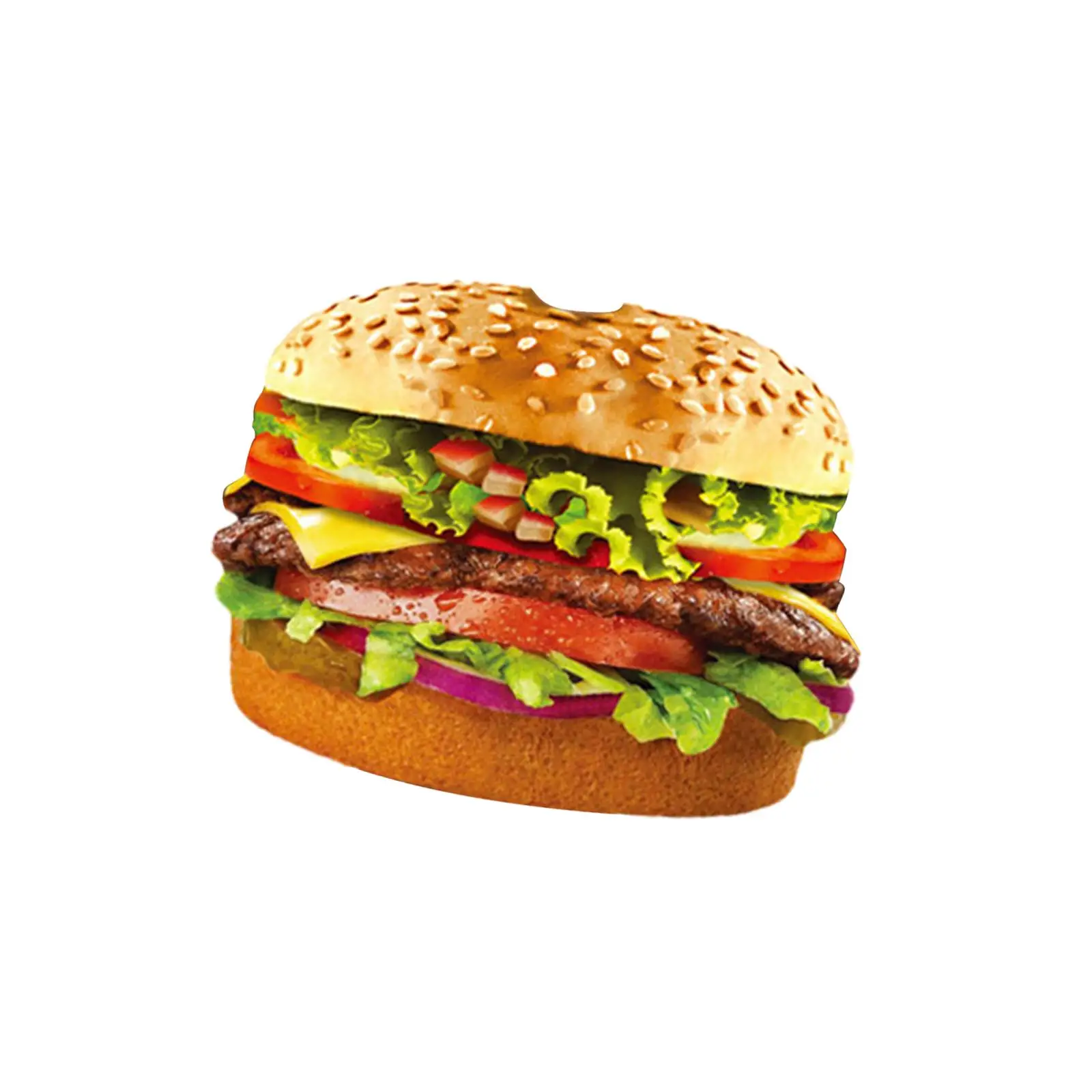 5x Hamburger Costume Men Women Adult Fancy Dress for Carnival Parties Halloween view 3