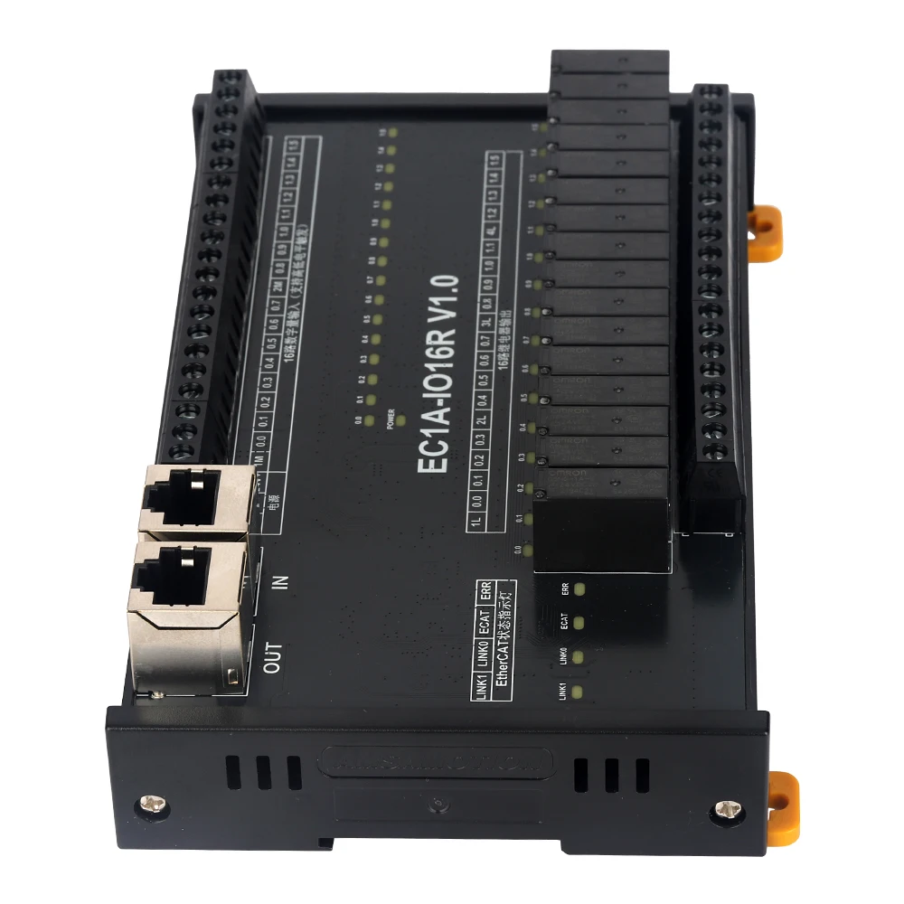 نسخة بسيطة EC1A-IO16R EtherCAT الموزعة عن بعد IO وحدة التبديل الحصول على الإدخال
