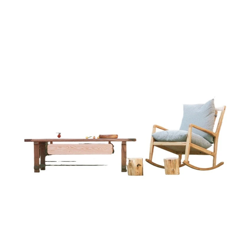 

Black walnut coffee , side table, solid wood furniture, simple , tea table, literary