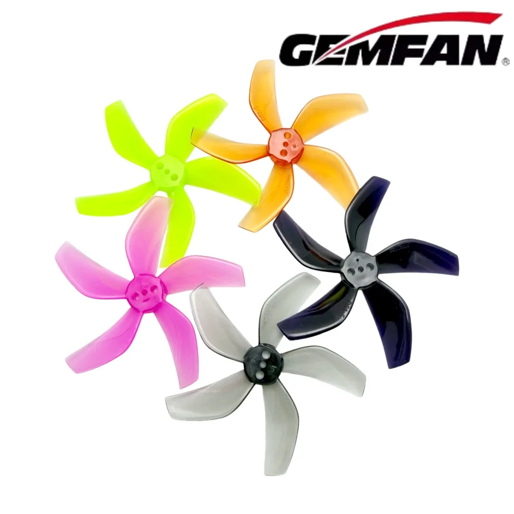 4Pairs 8Pcs GEMFAN D51 2020 2x2x5 2inch 5-Blade PC Propeller 1.5mm For RC FPV Racing Freestyle Tinywhoop BETA85X Drone