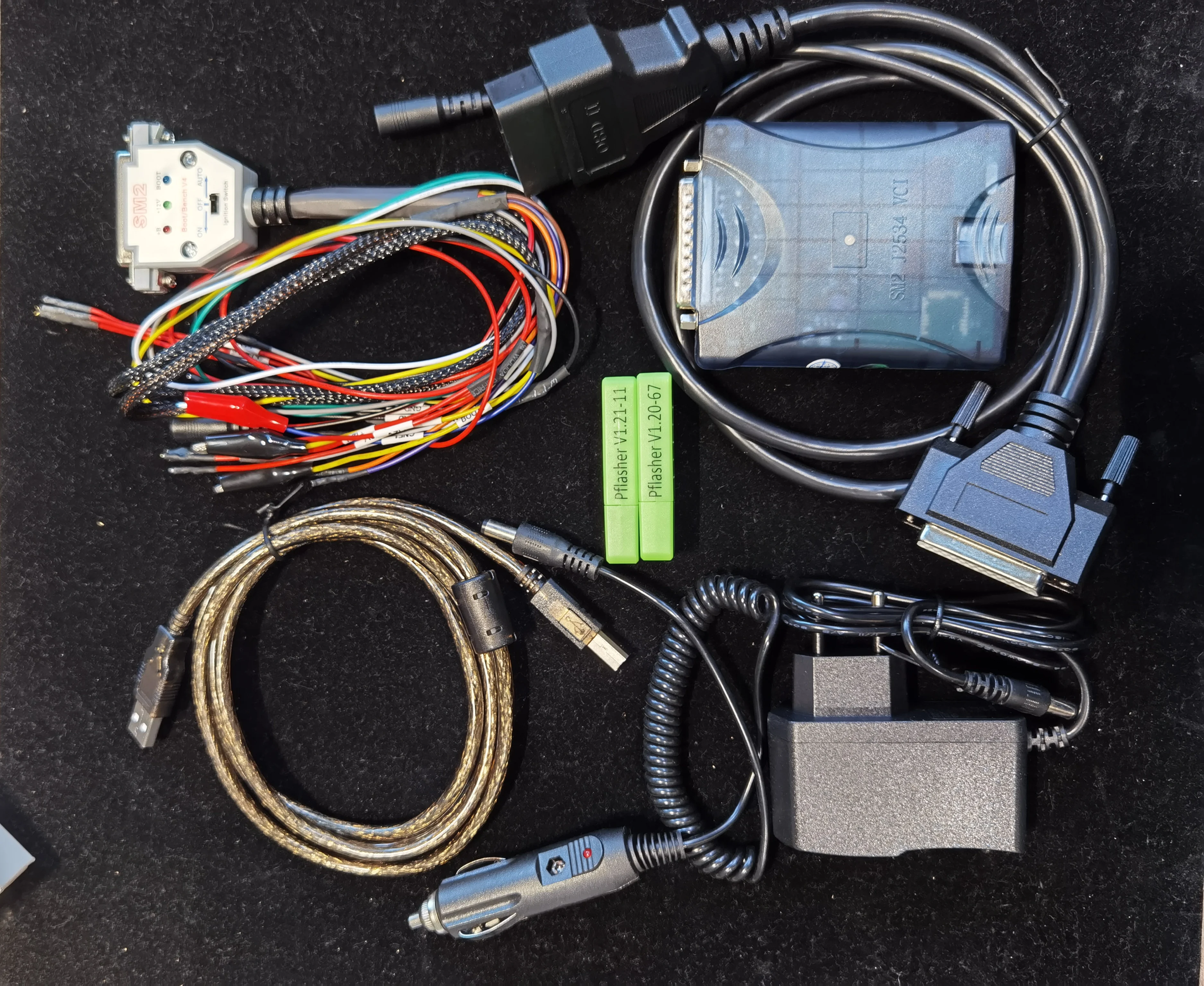 NewBluetooth SM 2 PRO J2534 Adapter (SM 2 PRO 32 version supports PCMflash, Bluetooth)