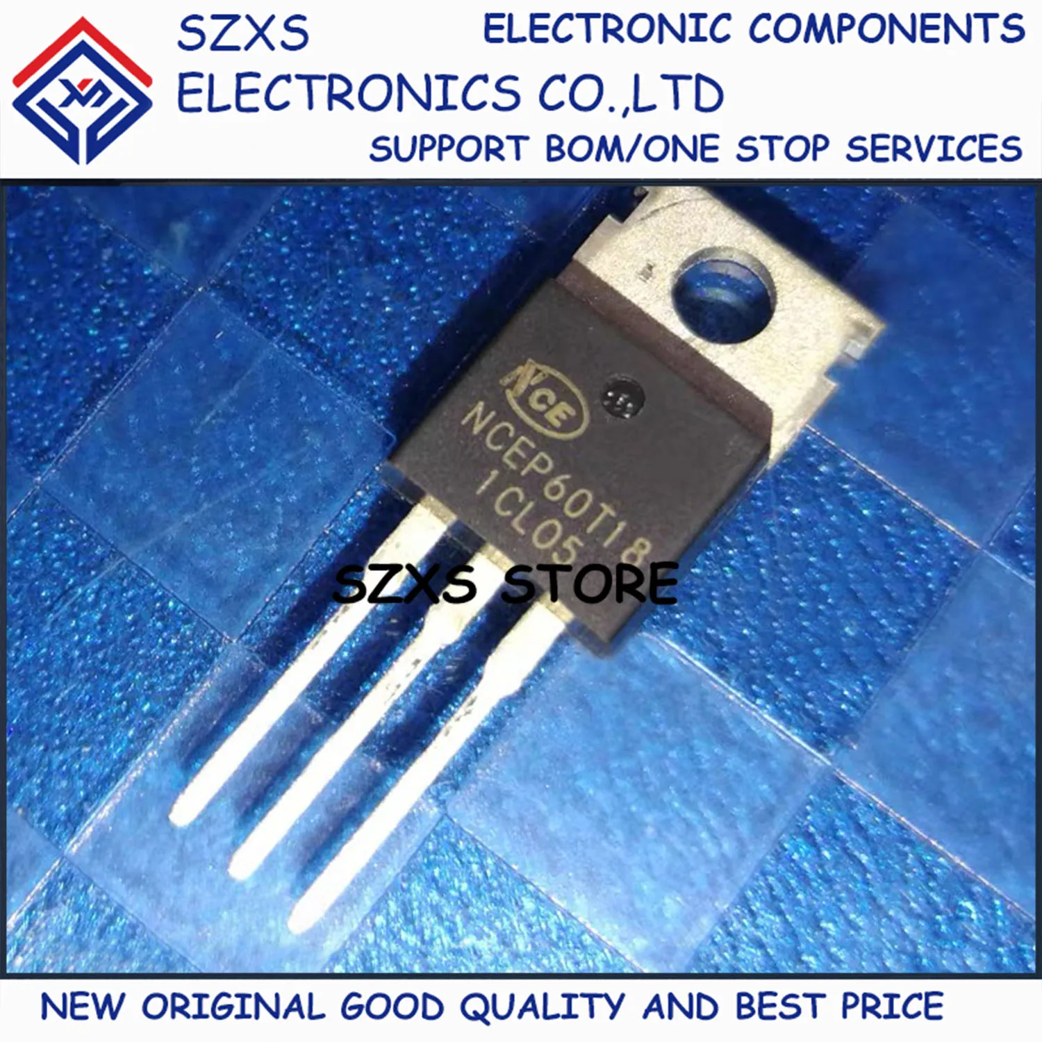 

New Original 10Pcs NCEP60T18 TO-220 60V 180A MOSFET Field-Effect Transistor In Stock Electronic Components Good Quality