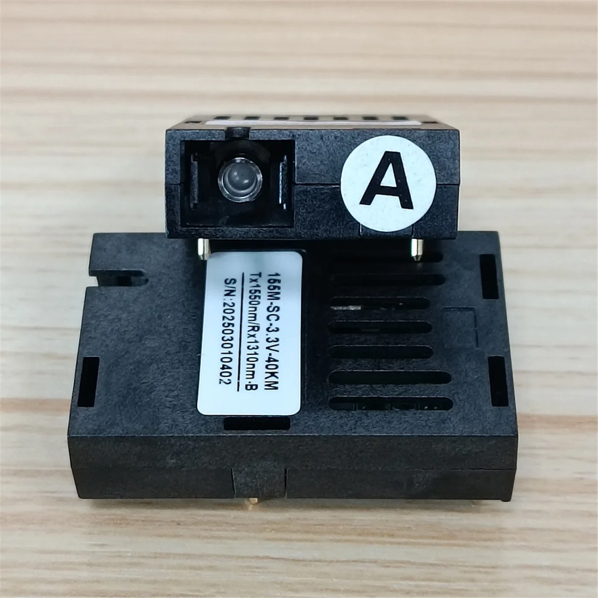 CCDD 2 Pairs 1X9 Transceiver 155Mb/S SC Singlemode Simplex Fiber 1310/1550nm 40km 3.3V Megabit 1Port Optic Transceiver Module