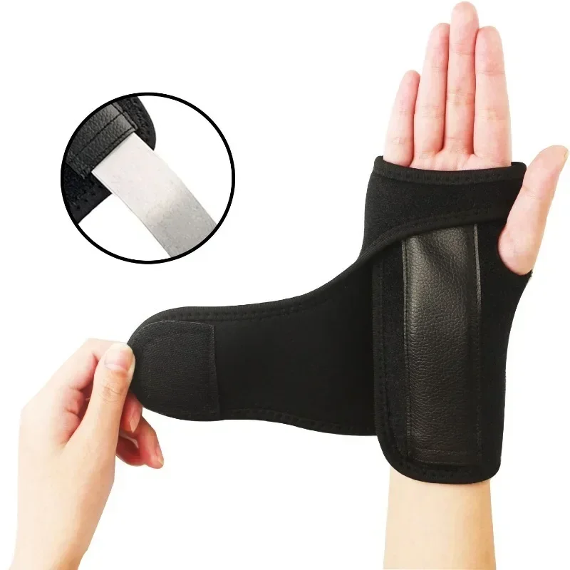 Adjust Splint Sprains Arthritis BandBandage Orthopedic Hand Brace Wrist Support Finger Splint Carpal Tunnel Syndrome