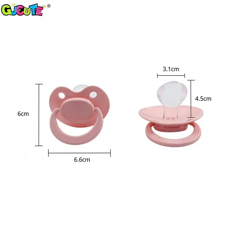 Large Pacifier Adult Baby Pacifier Big Size Silicone Adult Nipple Rainbow For Adult Cute Baby Girl Boy Funny Parent-child Toys