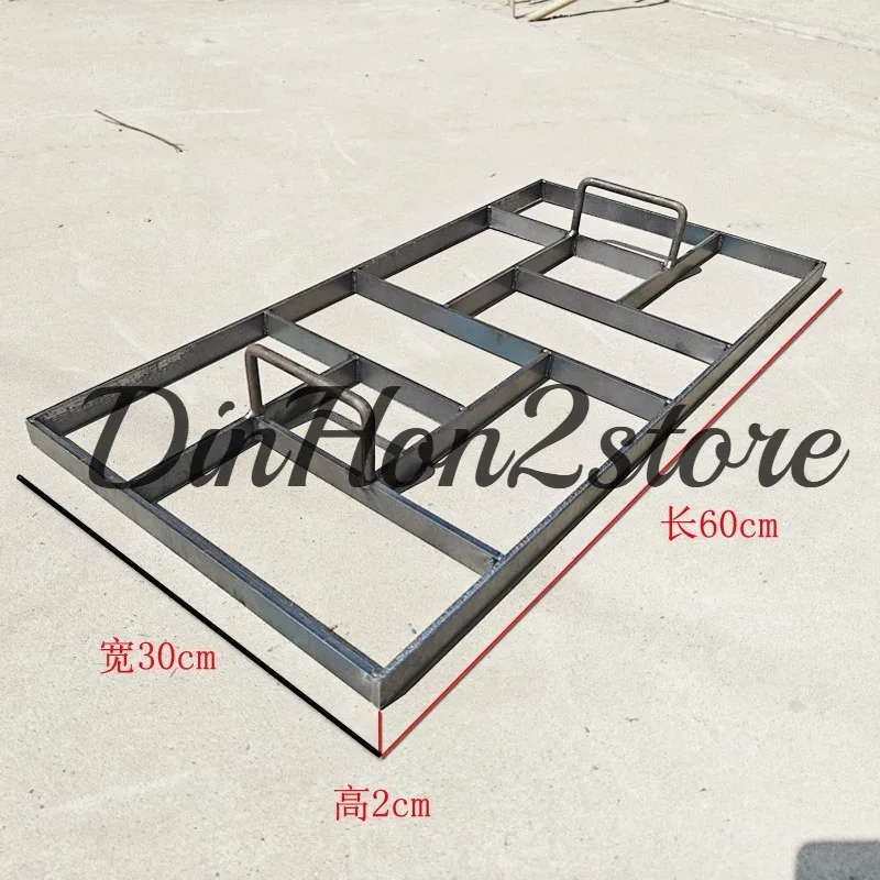 corridor cement floor stamped mold concrete anti-slip pavement construction steel material for garden squares courtyards