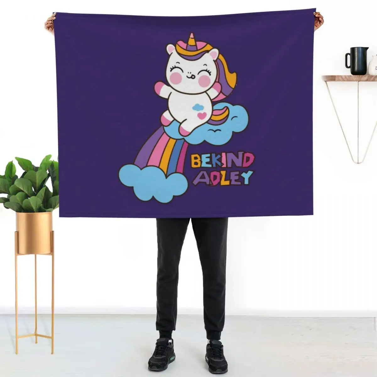 kawai girl a for adley unicorns cartoon shows70 Throw Blanket Kid'S Thins Cute Blankets Sofas Of Decoration Blankets