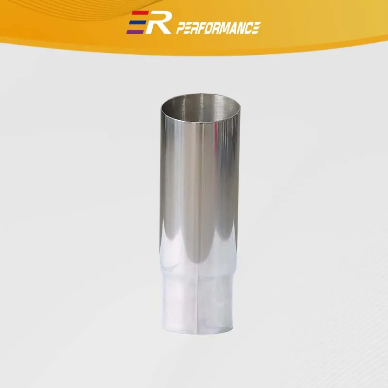 Punta del tubo de escape para coche, tubo trasero embellecedor de acero inoxidable, piezas de repuesto para automóvil, sistemas de escape cromados, punta de silenciadores