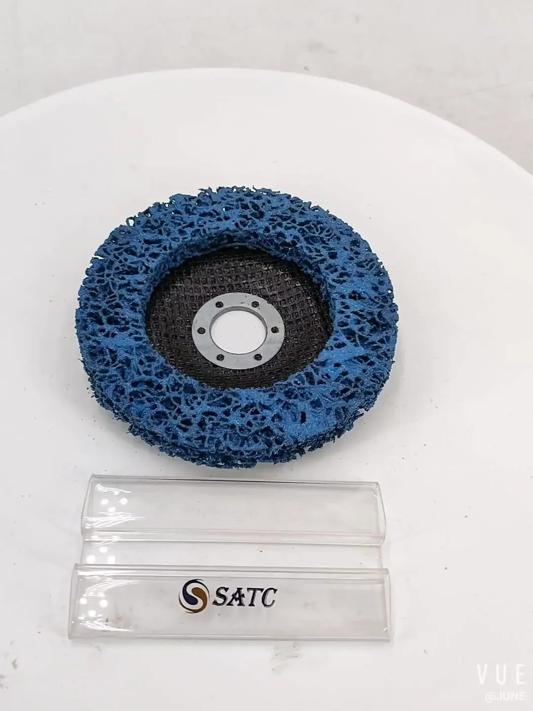 SATC Abrasive Discs 5Inch 125mm Fiberglass Backing Angle Grinder Rust Removal Quick Strip Disc for Polishing