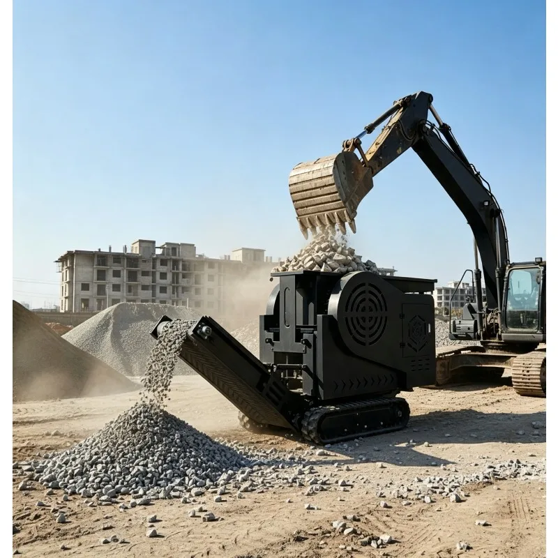 Portable Small Crushing Tracked Jaw Diesel Crusher Machine Mobile Mini Crawler Jaw Rock Crusher for Stone Gold Crusher Plant