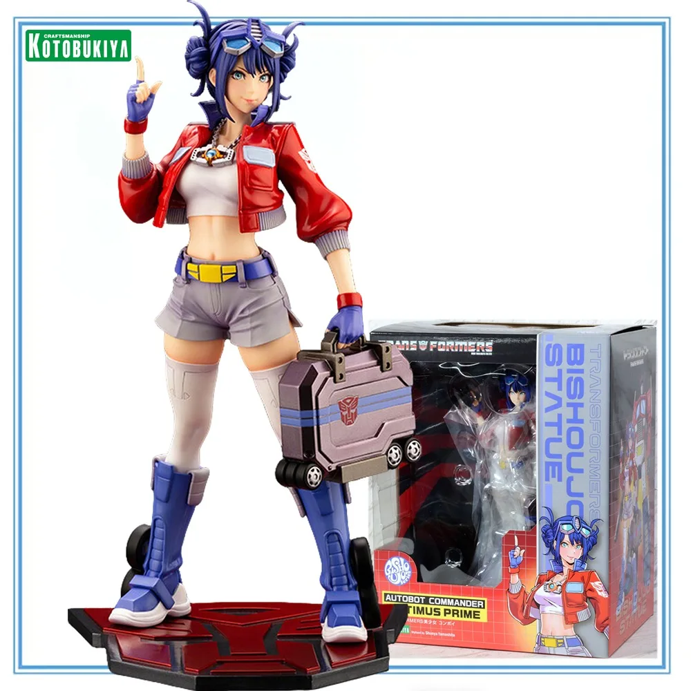 

100% Оригинальная коллекционная статуэтка Kotobukiya Bishoujo Convoy, модель для декора, игрушка, гаражный набор, в наличии