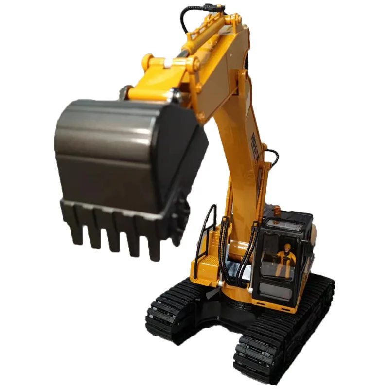 Huina 1550 Track RC Excavator 21CH Remote Control Truck Excavator Cars Smoking Model Vehicle Toys Boys Gifts