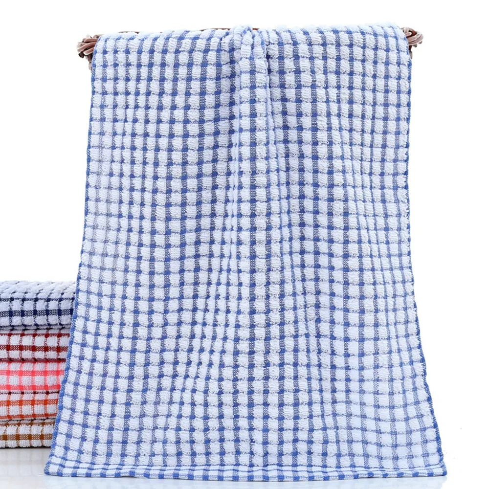 NEW Kitchen Tea Towels Dish Cloths Absorbent Drying Towel Washing Cleaning Cloths Cotton Handtowel