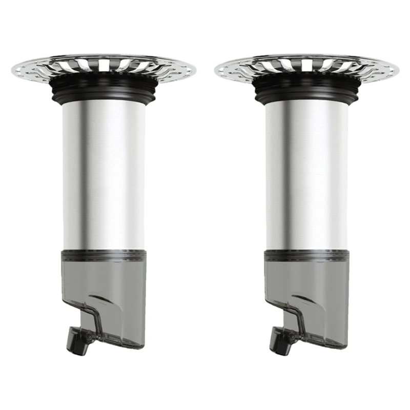 High Efficiency Sink Strainers Set of 2, Drain Guards, Easy Installs with Not Clog Protections, to Block More Smells