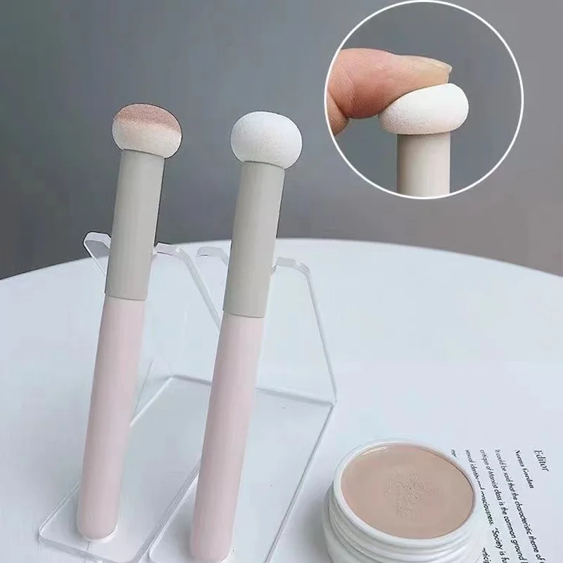 Mantou คอนซีลเลอร์แปรงผู้หญิงไร้ที่ติแปรงแต่งหน้า Under-Eye หนาแน่นแปรงแต่งหน้าผสม Multi-Functional Soft ขนแปรง