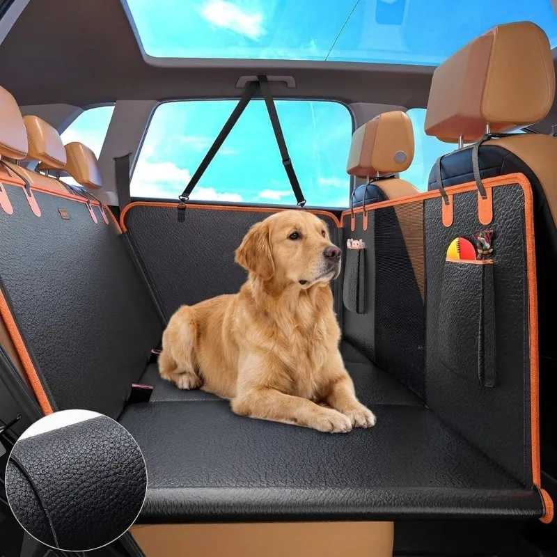 Car Pet Pad Leather Four Seasons Universal Dog Pad Rear Hard Board Support Dog Pad Extension Car Seat Cover