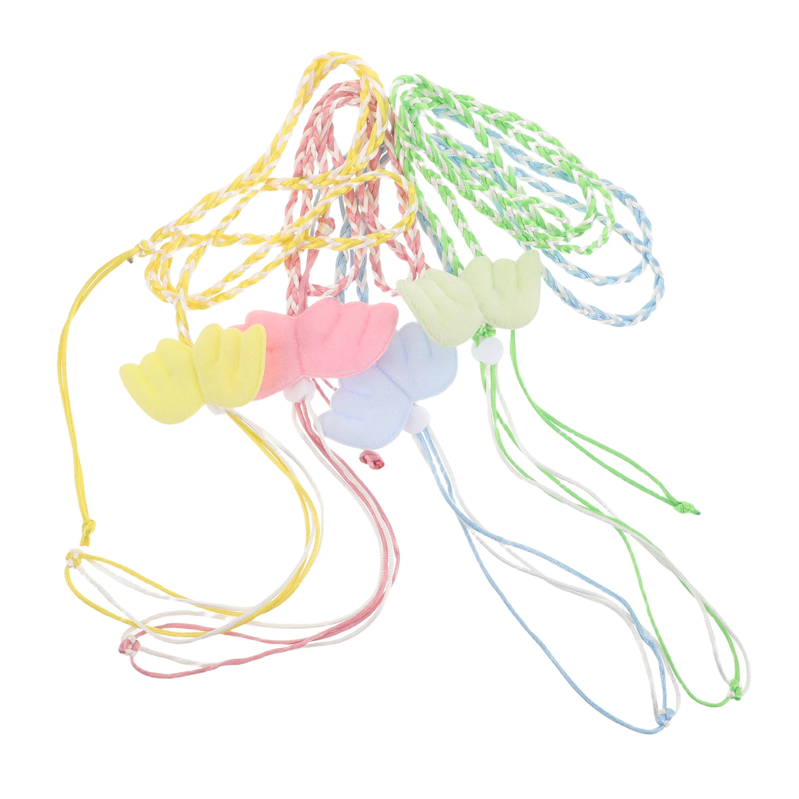 

4pcs Angel Wing Hamster Harness Vest Durable Nylon Small Animal Harness For Hamsters Squirrels Rats Outdoor Walks Lightweight