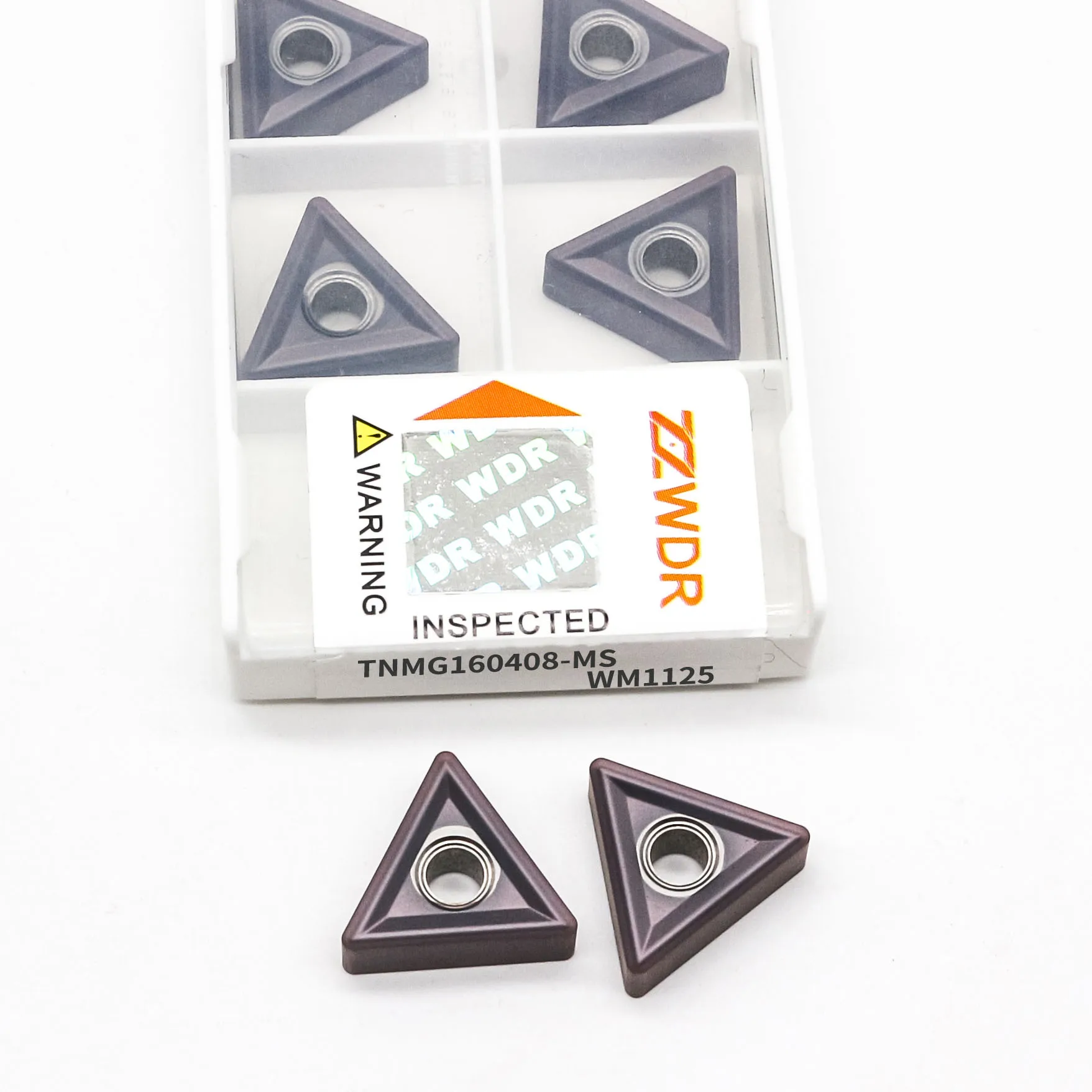 

10PCS TNMG160408 MS 1125 External Turning Tool CNC Carbide Inserts metal lathe Blade TNMG 160408 For Stainless Steel