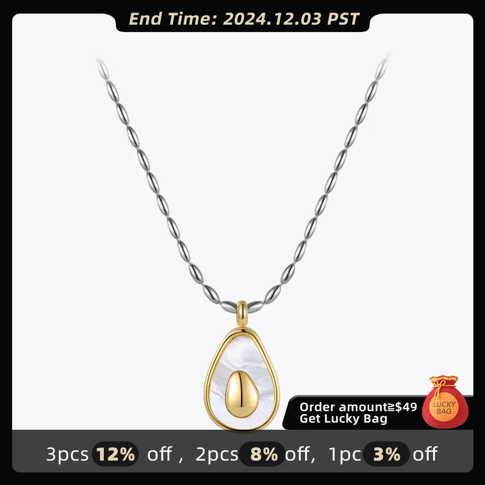 ENFASHION Avocado Chain Necklace For Women Cute Fruit Necklaces 2021 Stainless Steel Fashion Jewelry Party Collier Femme P213237