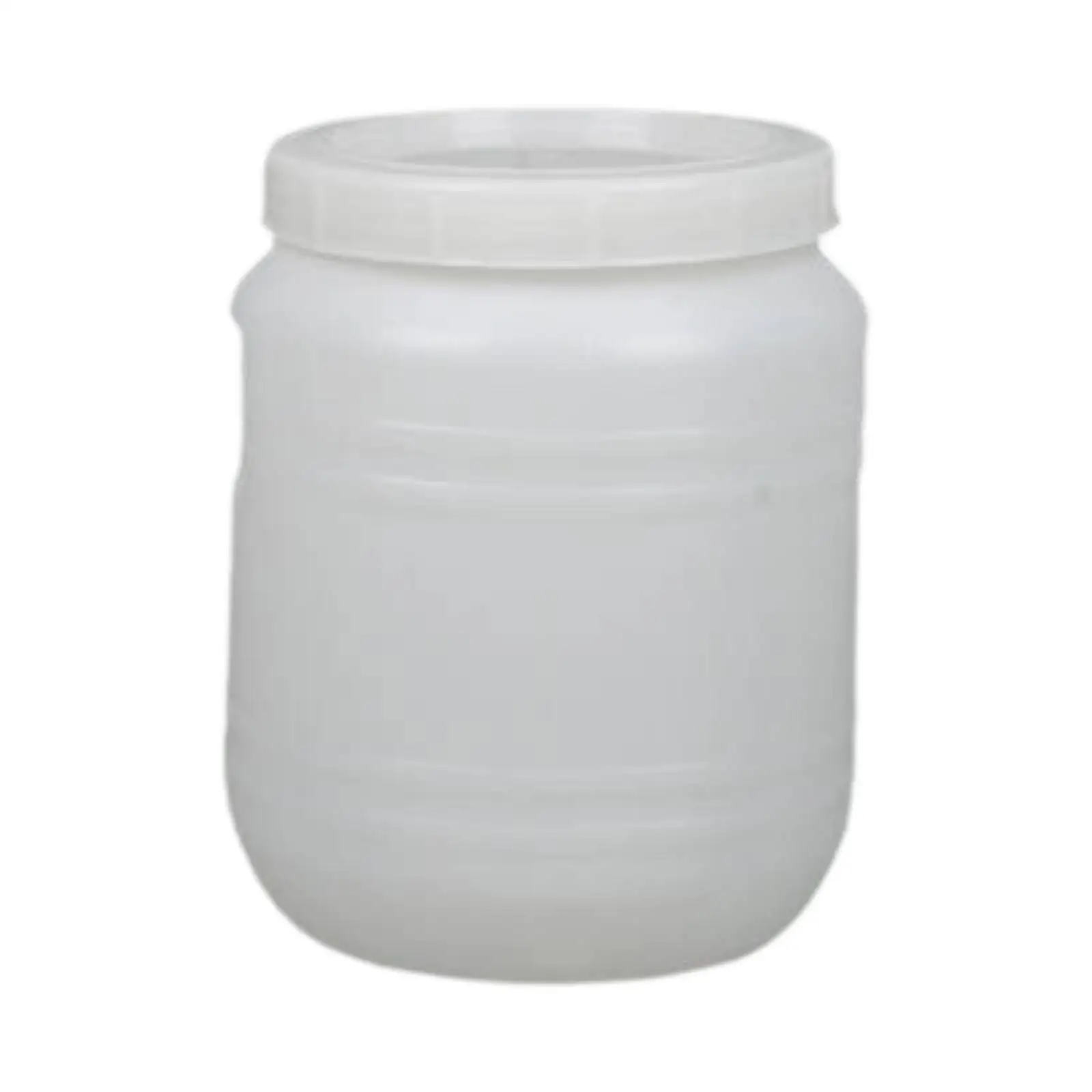 Contenedor de almacenamiento de agua con tapa, barril práctico y versátil ligero para herramientas de alimentación de pájaros, harina, pesca en interiores y exteriores